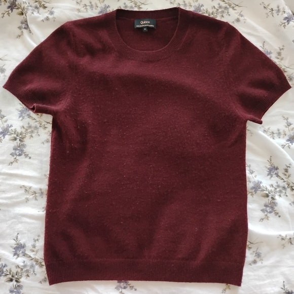 Quince Sweaters - Quince Cashmere Short Sleeves Sweater